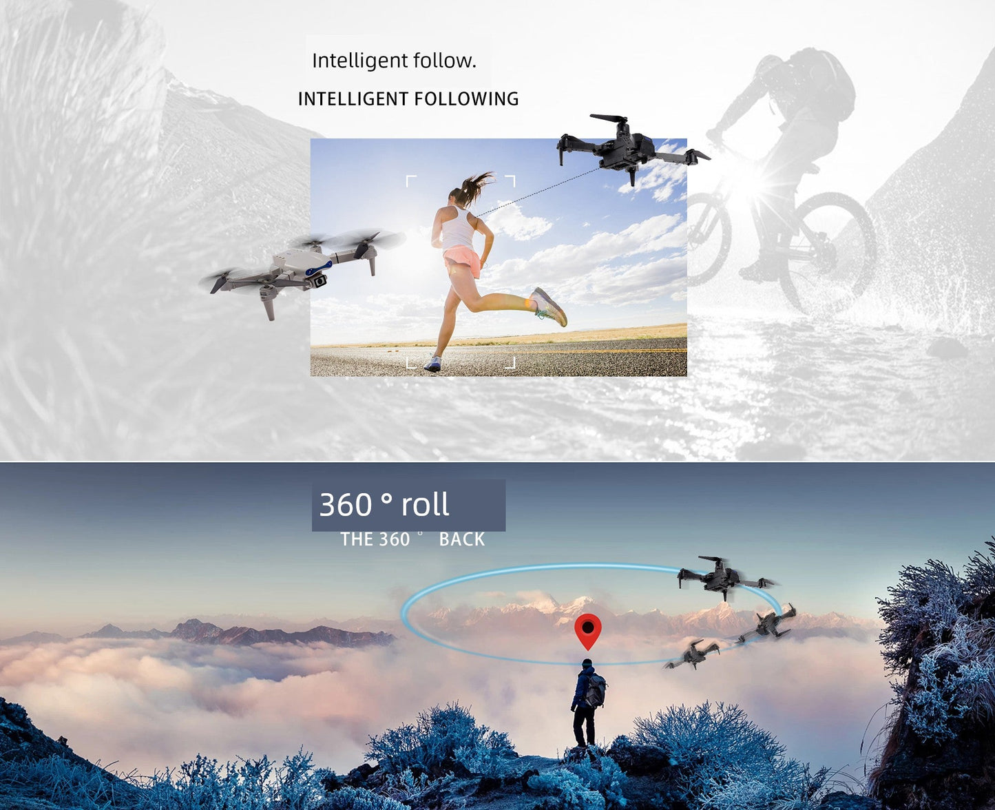 Mini UAV Remote Control Quadrocopter – Aerial Photography Toy - AI - DEN Store
