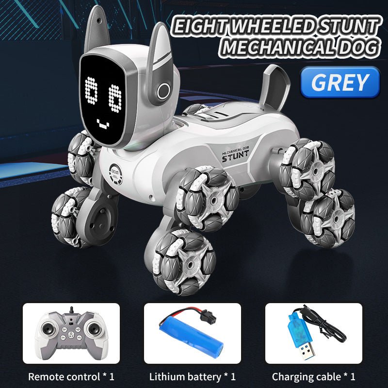Smart Robotic Dog – Interactive Remote Control Toy with Lights, Music & Motion - AI - DEN Store