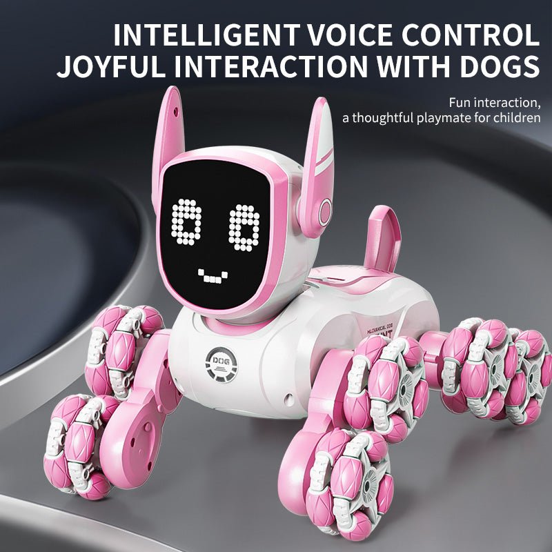 Smart Robotic Dog – Interactive Remote Control Toy with Lights, Music & Motion - AI - DEN Store