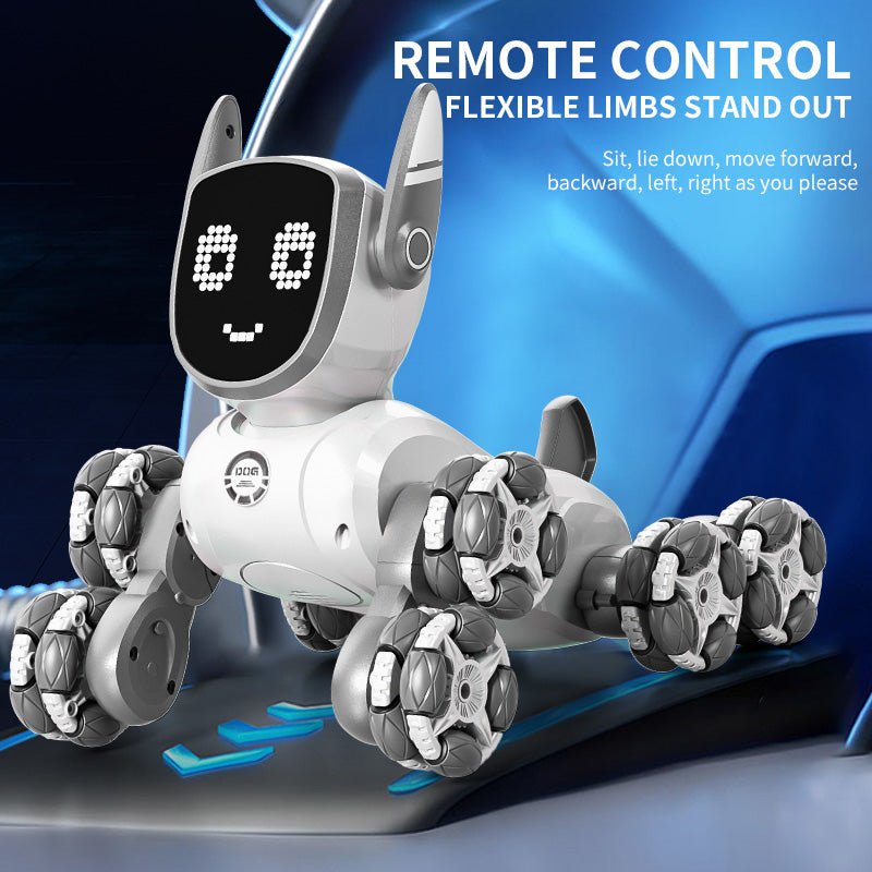 Smart Robotic Dog – Interactive Remote Control Toy with Lights, Music & Motion - AI - DEN Store