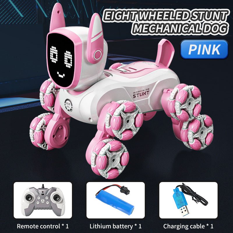 Smart Robotic Dog – Interactive Remote Control Toy with Lights, Music & Motion - AI - DEN Store