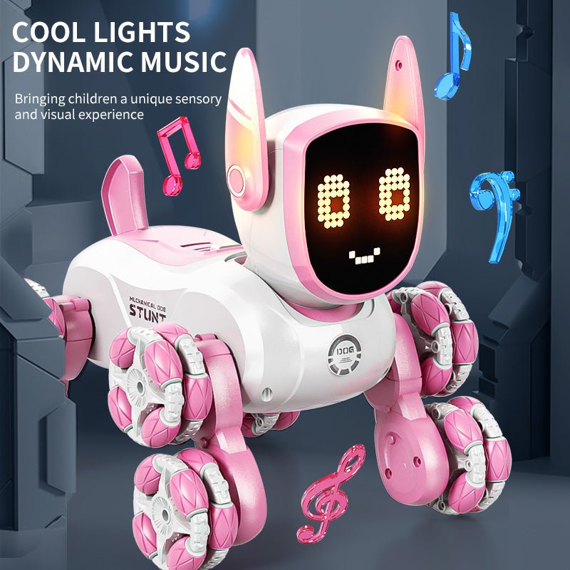 Smart Robotic Dog – Interactive Remote Control Toy with Lights, Music & Motion - AI - DEN Store