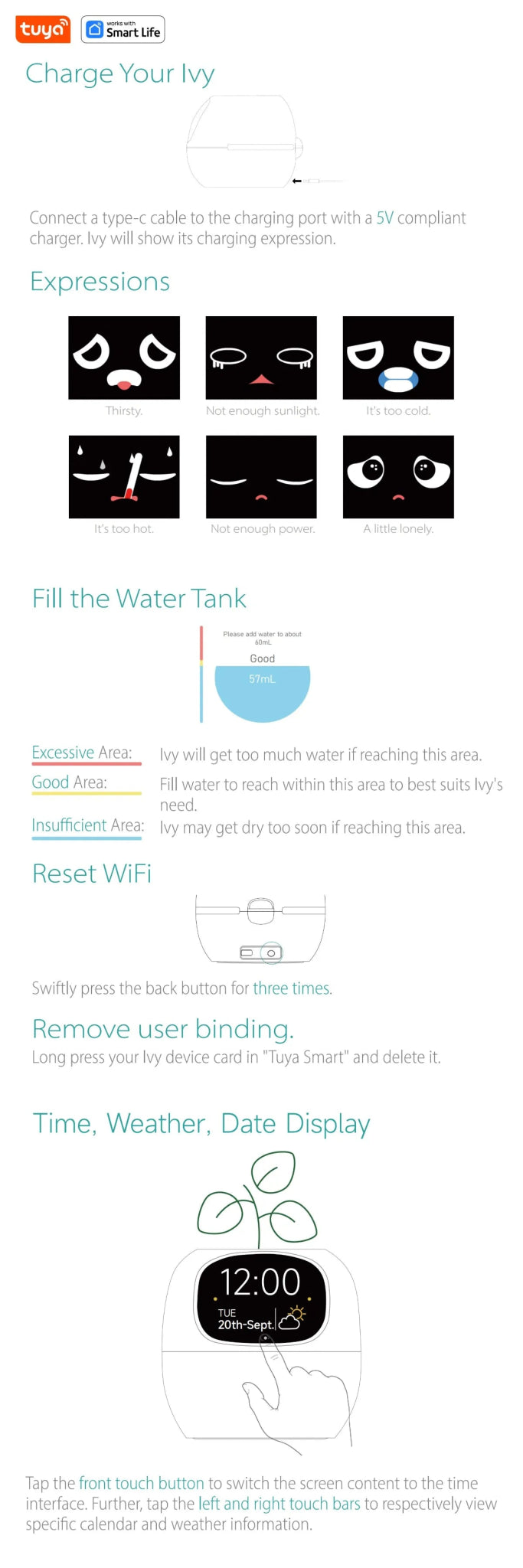 Tuya Ivy Smart Planter - AI - DEN Store