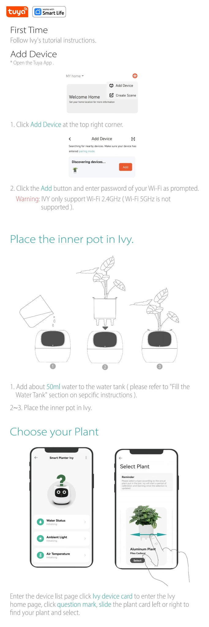 Tuya Ivy Smart Planter - AI - DEN Store