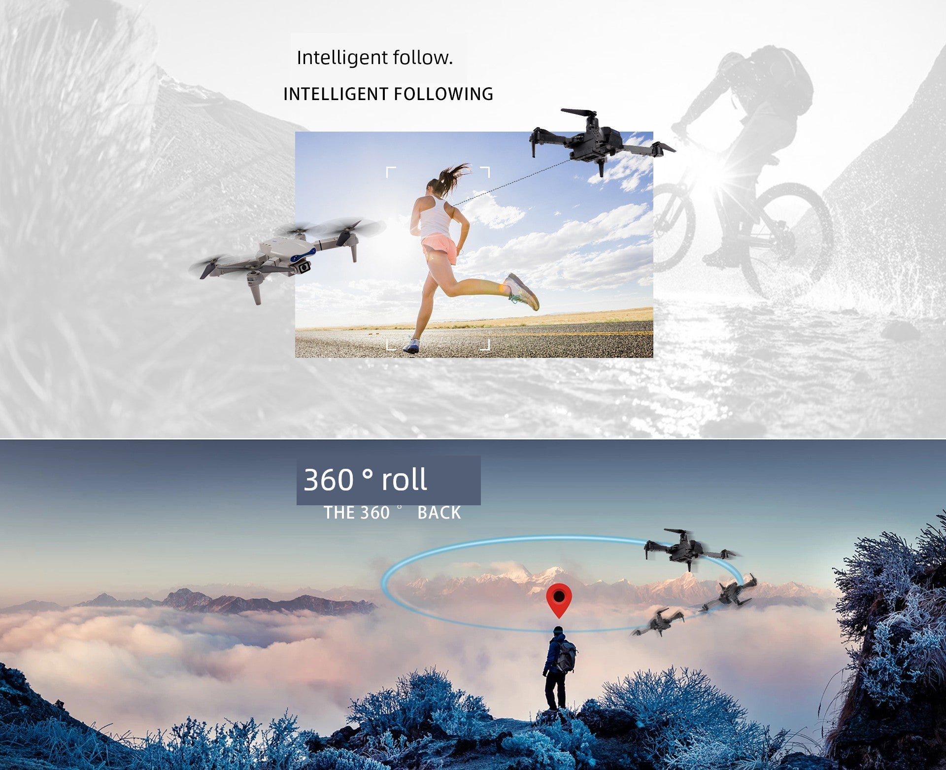 Mini UAV Remote Control Quadrocopter – Aerial Photography Toy - AI - DEN Store
