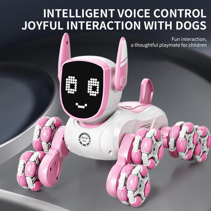 Smart Robotic Dog – Interactive Remote Control Toy with Lights, Music & Motion - AI - DEN Store