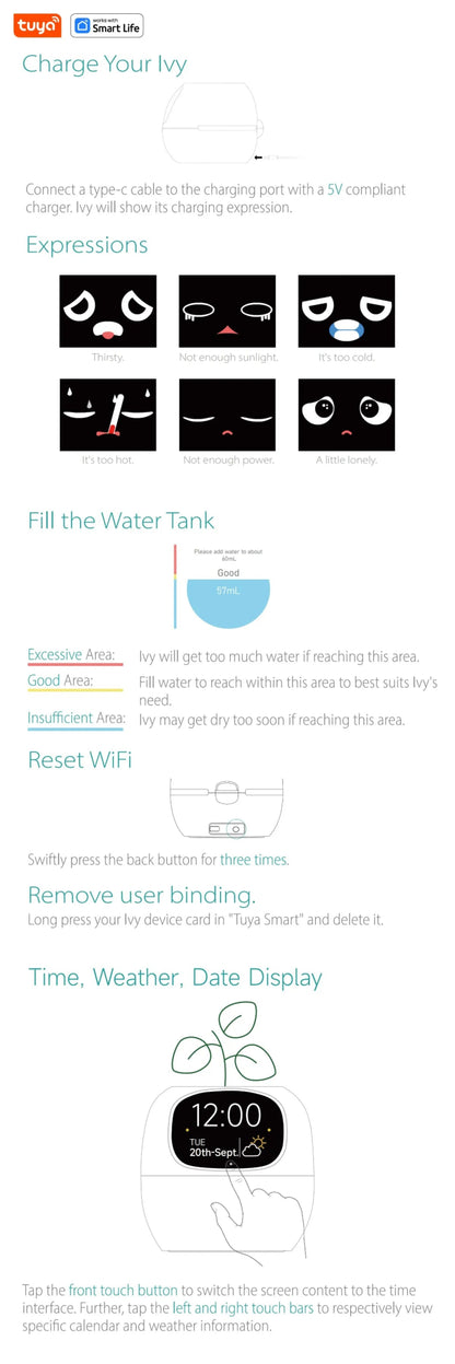 Tuya Ivy Smart Planter - AI - DEN Store